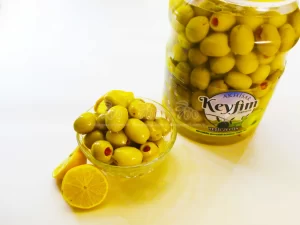 Keyfim Biber Dolgulu Kokteyl Yeşil Zeytin Doğal 2 kg