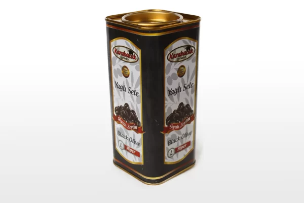 Karabacak Hiper Yağlı Sele Zeytin 1 KG Teneke Kutu