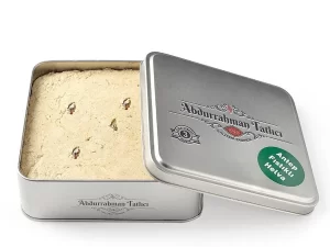 Abdurrahman Tatlıcı Tahin Helvası Antep Fıstıklı Teneke 1 Kg