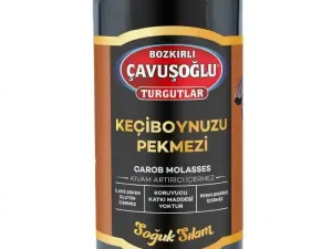 bokırlı çavuşoğlu soguk sıkım keçiboynuzu pekmezi
