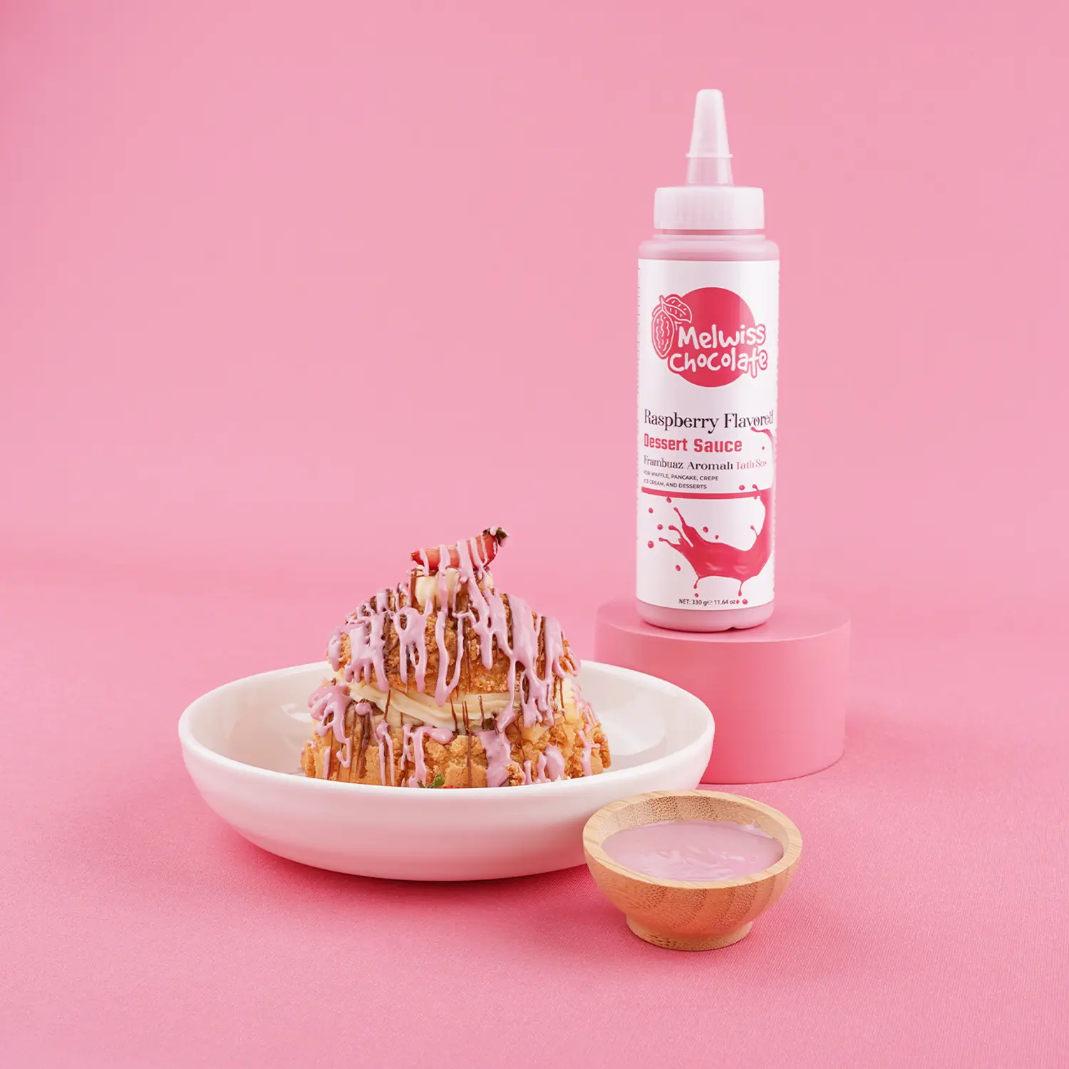 Melwiss Frambuaz Aromalı Tatlı Sos 330g - Görsel 2