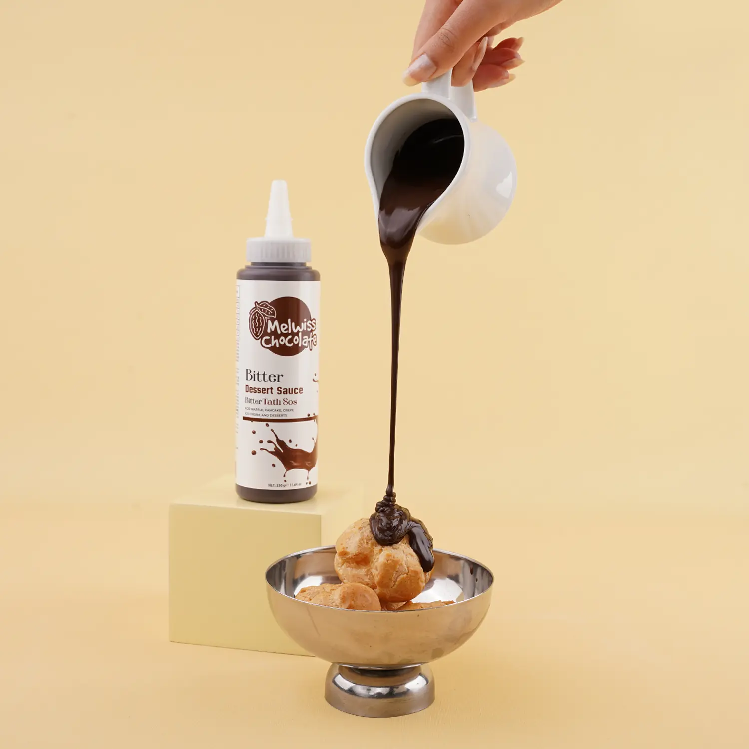Melwiss Chocolate Bitter Sos 330g